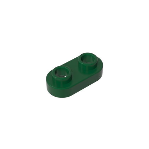 Gobricks,Plate Special 1 x 2 Rounded with 2 Open Studs,35480