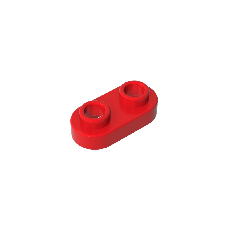 Gobricks,Plate Special 1 x 2 Rounded with 2 Open Studs,35480