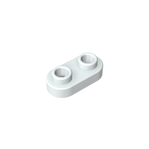 Gobricks,Plate Special 1 x 2 Rounded with 2 Open Studs,35480
