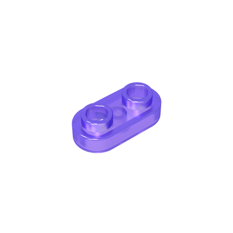 Gobricks,Plate Special 1 x 2 Rounded with 2 Open Studs,35480