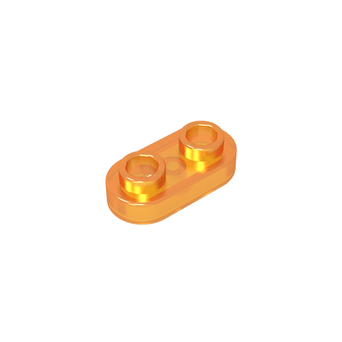 Gobricks,Plate Special 1 x 2 Rounded with 2 Open Studs,35480