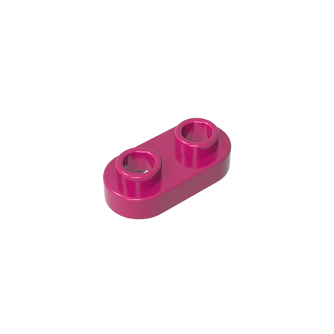 Gobricks,Plate Special 1 x 2 Rounded with 2 Open Studs,35480