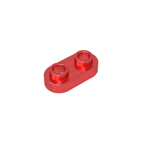Gobricks,Plate Special 1 x 2 Rounded with 2 Open Studs,35480