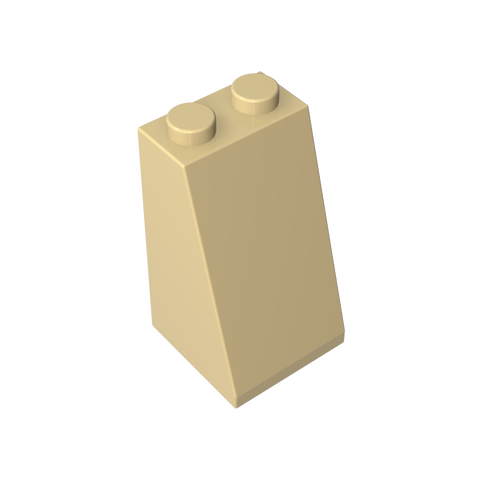 Gobricks,Slope 75° 2 x 2 x 3 [Hollow Studs],3684c,30499,3684,98560,3684a,3684b