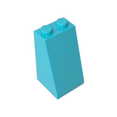 Gobricks,Slope 75° 2 x 2 x 3 [Hollow Studs],3684c,30499,3684,98560,3684a,3684b