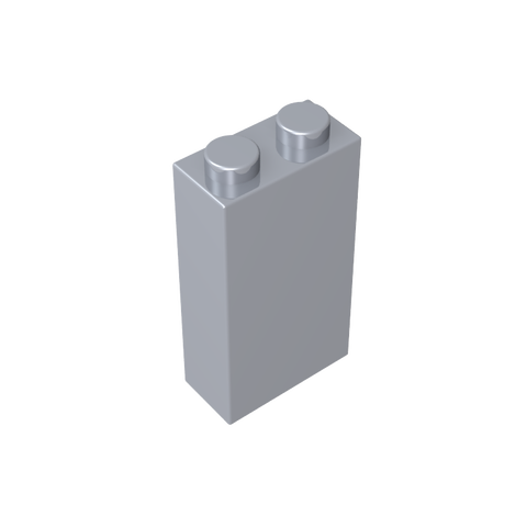 Gobricks,Brick 1 x 2 x 3 with Bottom Stud Holder,22886