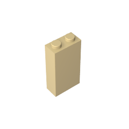 Brick 1 x 2 x 3 with Bottom Stud Holder,22886