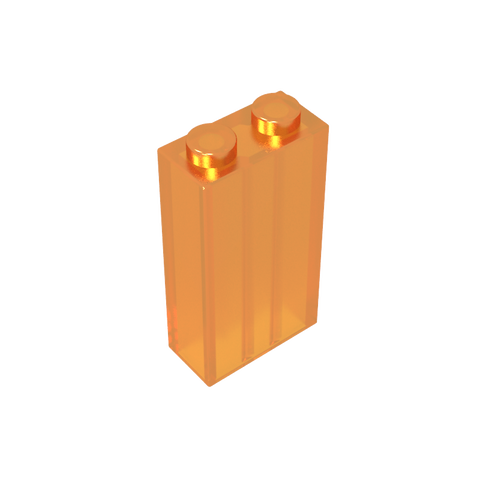 Gobricks,Brick 1 x 2 x 3 with Bottom Stud Holder,22886