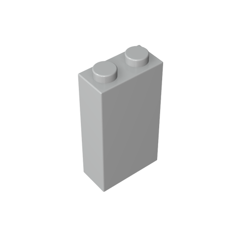 Gobricks,Brick 1 x 2 x 3 with Bottom Stud Holder,22886