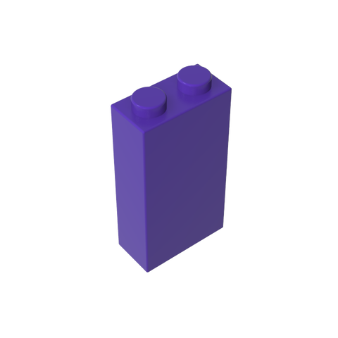 Gobricks,Brick 1 x 2 x 3 with Bottom Stud Holder,22886
