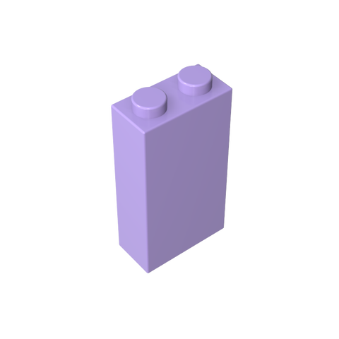 Gobricks,Brick 1 x 2 x 3 with Bottom Stud Holder,22886