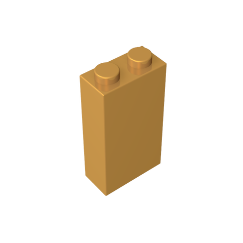 Gobricks,Brick 1 x 2 x 3 with Bottom Stud Holder,22886