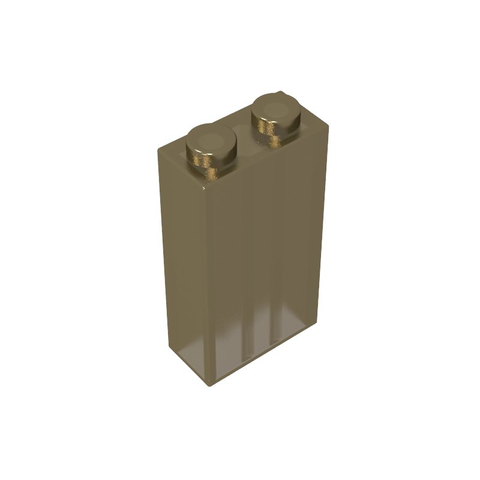 Gobricks,Brick 1 x 2 x 3 with Bottom Stud Holder,22886
