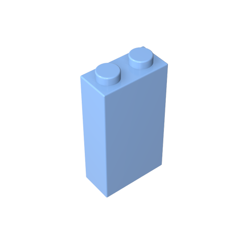 Gobricks,Brick 1 x 2 x 3 with Bottom Stud Holder,22886