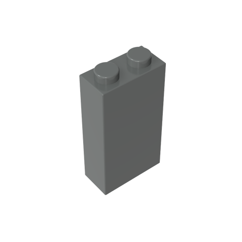 Gobricks,Brick 1 x 2 x 3 with Bottom Stud Holder,22886