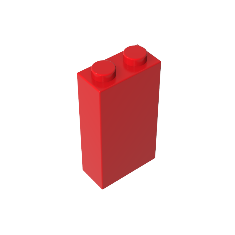 Gobricks,Brick 1 x 2 x 3 with Bottom Stud Holder,22886