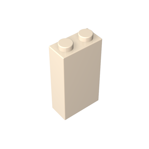 Gobricks,Brick 1 x 2 x 3 with Bottom Stud Holder,22886