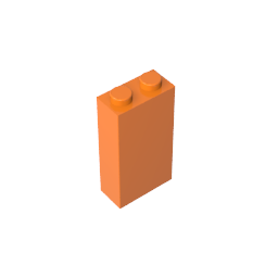 Brick 1 x 2 x 3 with Bottom Stud Holder,22886