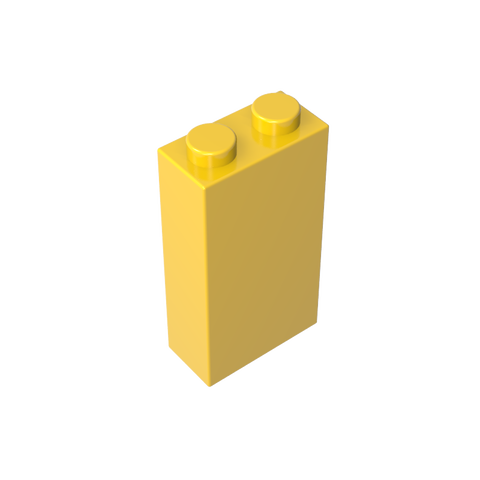 Gobricks,Brick 1 x 2 x 3 with Bottom Stud Holder,22886