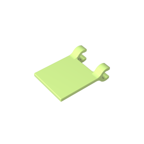 Gobricks,Flag 2 x 2 Square [Thin Clips],2335,60779,11055,80326