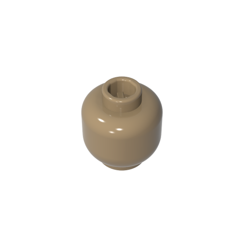 Gobricks,Minifig Head Plain [Blocked Open Stud],3626b,28621,3626,30011,88475,3626a,3626c,gds1417