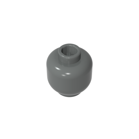 Gobricks,Minifig Head Plain [Blocked Open Stud],3626b,28621,3626,30011,88475,3626a,3626c,gds1417