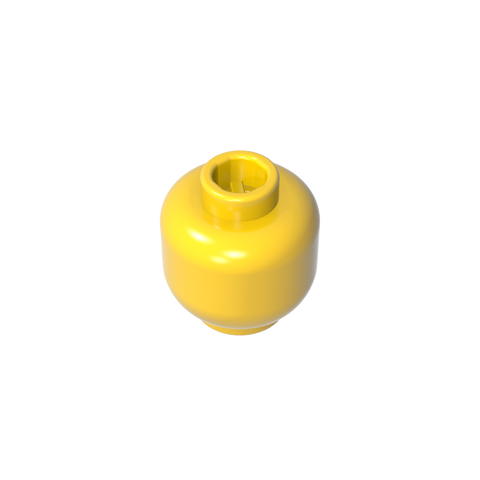 Gobricks,Minifig Head Plain [Blocked Open Stud],3626b,28621,3626,30011,88475,3626a,3626c,gds1417