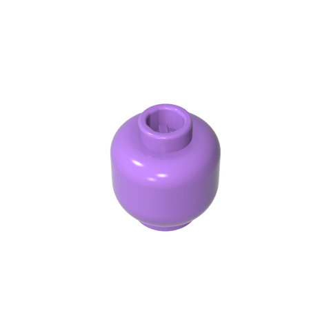 Gobricks,Minifig Head Plain [Blocked Open Stud],3626b,28621,3626,30011,88475,3626a,3626c,gds1417