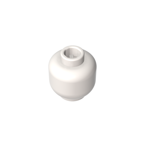 Gobricks,Minifig Head Plain [Blocked Open Stud],3626b,28621,3626,30011,88475,3626a,3626c,gds1417