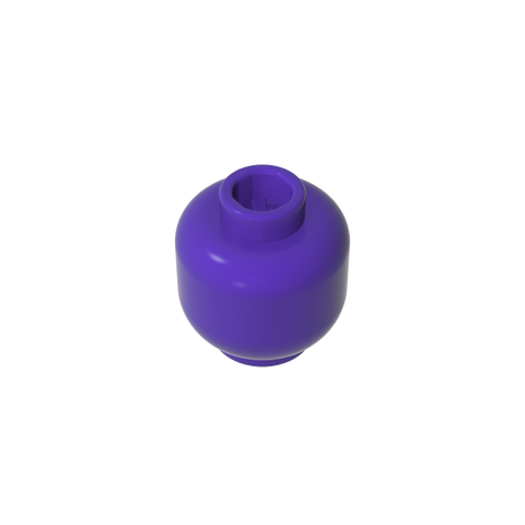 Gobricks,Minifig Head Plain [Blocked Open Stud],3626b,28621,3626,30011,88475,3626a,3626c,gds1417