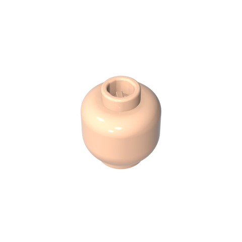 Gobricks,Minifig Head Plain [Blocked Open Stud],3626b,28621,3626,30011,88475,3626a,3626c,gds1417