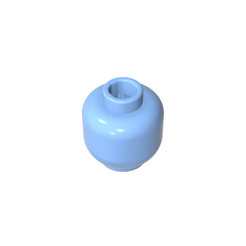 Gobricks,Minifig Head Plain [Blocked Open Stud],3626b,28621,3626,30011,88475,3626a,3626c,gds1417