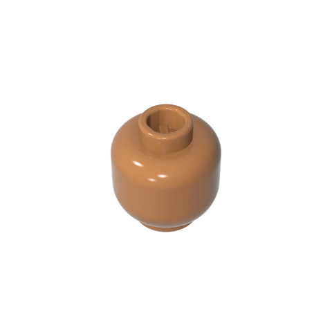Gobricks,Minifig Head Plain [Blocked Open Stud],3626b,28621,3626,30011,88475,3626a,3626c,gds1417