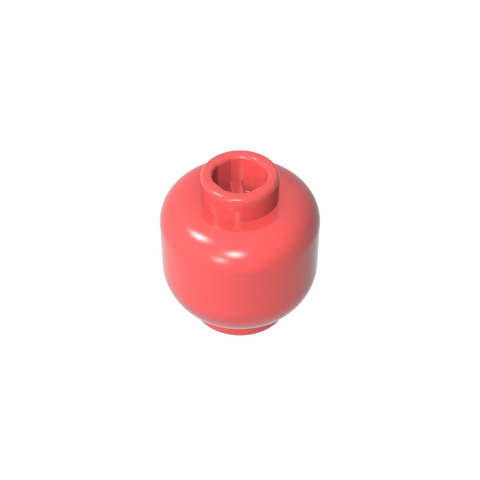 Gobricks,Minifig Head Plain [Blocked Open Stud],3626b,28621,3626,30011,88475,3626a,3626c,gds1417