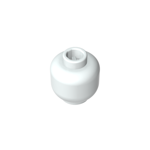 Gobricks,Minifig Head Plain [Blocked Open Stud],3626b,28621,3626,30011,88475,3626a,3626c,gds1417