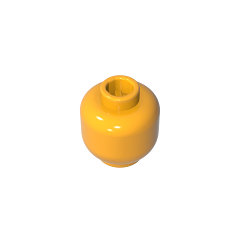 Gobricks,Minifig Head Plain [Blocked Open Stud],3626b,28621,3626,30011,88475,3626a,3626c,gds1417