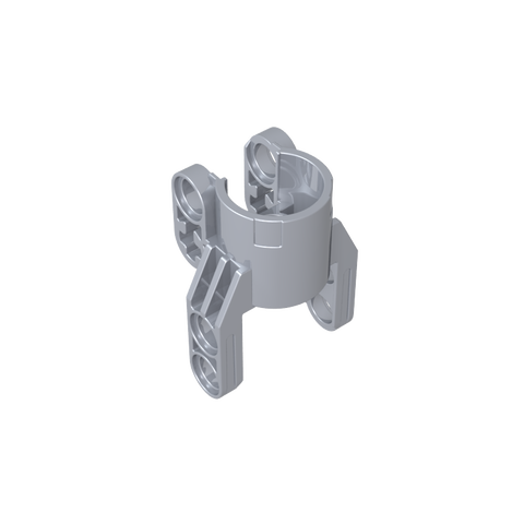 Gobricks,Technic Axle and Pin Connector Block 4 x 3 x 2 1/2 [Linear Actuator Holder],61904
