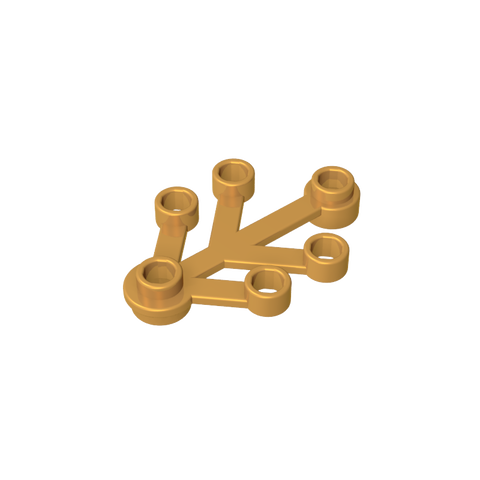 Gobricks,Plant, Leaves 4 x 3, 2423