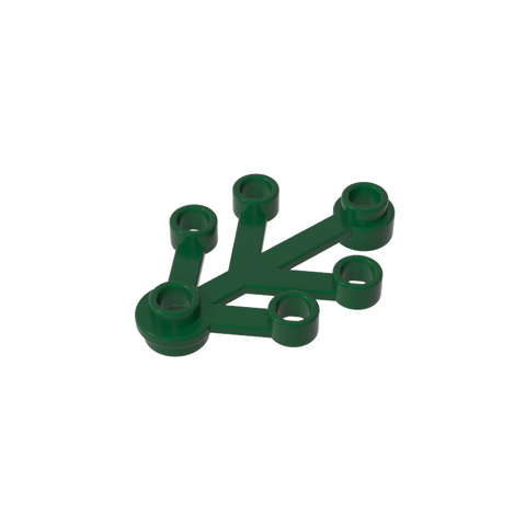 Gobricks,Plant, Leaves 4 x 3, 2423