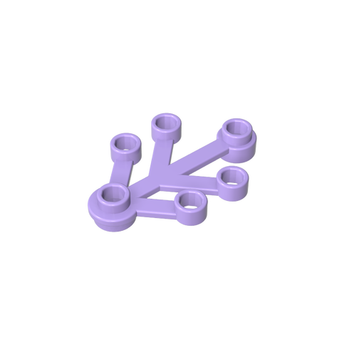 Gobricks,Plant, Leaves 4 x 3, 2423