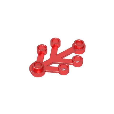 Gobricks,Plant, Leaves 4 x 3, 2423