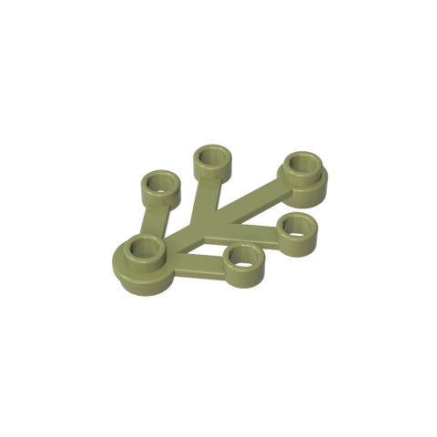 Gobricks,Plant, Leaves 4 x 3, 2423