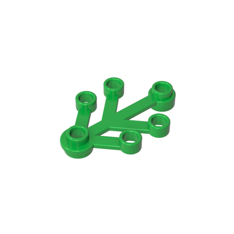 Gobricks,Plant, Leaves 4 x 3, 2423