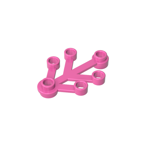 Gobricks,Plant, Leaves 4 x 3, 2423