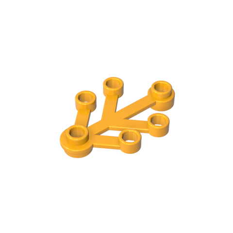 Gobricks,Plant, Leaves 4 x 3, 2423
