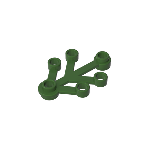 Gobricks,Plant, Leaves 4 x 3, 2423