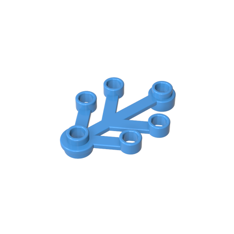 Gobricks,Plant, Leaves 4 x 3, 2423