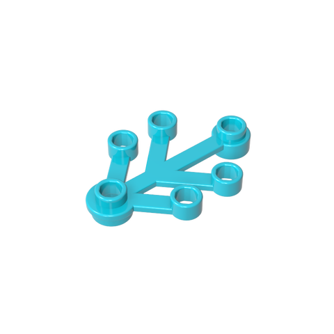 Gobricks,Plant, Leaves 4 x 3, 2423