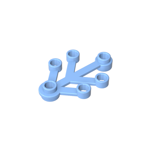 Gobricks,Plant, Leaves 4 x 3, 2423