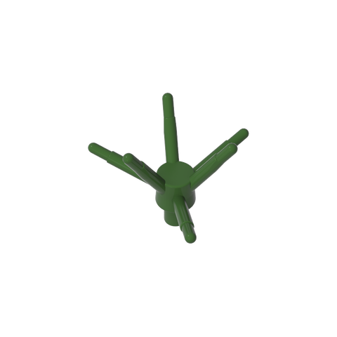 Gobricks,Plant, Flower Stem with Bar and 6 Stems,19119